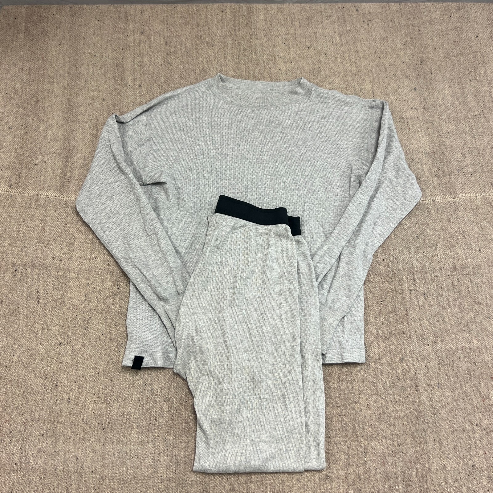 General Research Thermal Set Mens Medium Gray 2000s Japana